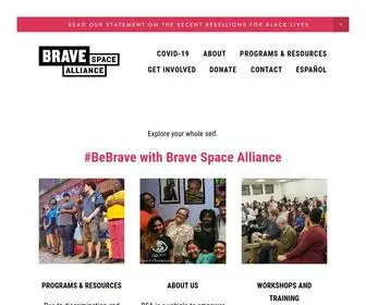 Bravespacealliance.org(Brave Space Alliance) Screenshot