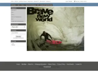 Bravesurf.com(Brave New World Surf and Snow) Screenshot