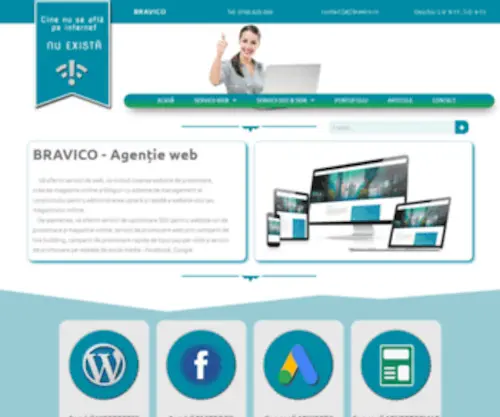Bravico.ro(BRAVICO srl Tecuci) Screenshot