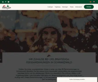 Braviscasa.de(Ferienwohnungen in Süddeutschland) Screenshot