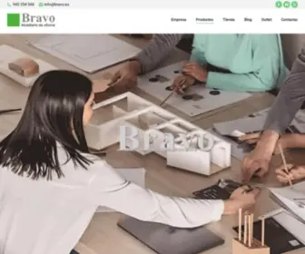 Bravo.es(Muebles de oficina y complementos para el bienestar de las personas) Screenshot