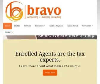 Bravoadvising.com(Bravo Accounting & Business Consulting) Screenshot