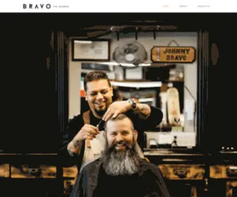 Bravobarber.com(Bravo The Barber) Screenshot