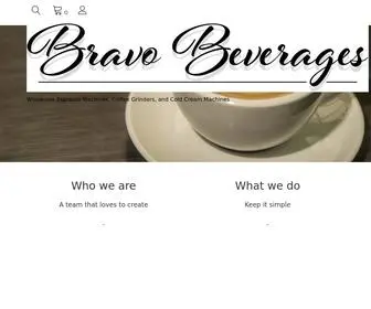 Bravobeverages.com(Wholesale Espresso Machines) Screenshot