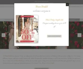 Bravobridals.com(Bravo Bridals Toronto's Premier Bridal Store) Screenshot