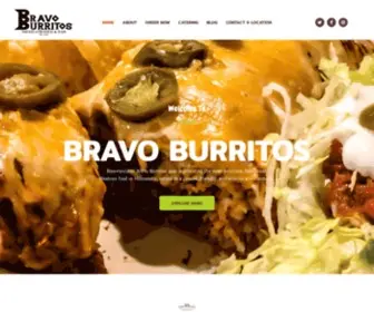 Bravoburritos.com(Bravo Burritos) Screenshot