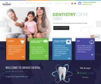 Bravodentaldallas.com(Bravo Dental Home) Screenshot