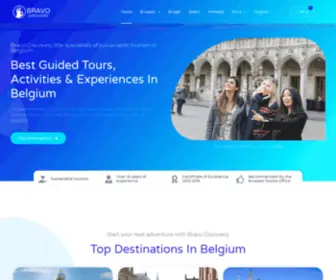 Bravodiscovery.com(Best tours and activities in Brussels and Belgium) Screenshot