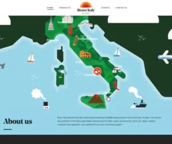 Bravoitalygourmet.com(Export Typical Italian Products) Screenshot