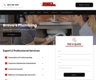 Bravosplumbing.com(Bravo's Plumbing) Screenshot