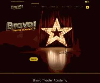 Bravotheateracademy.com(Bravo Theater Academy) Screenshot