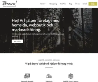 Bravowebb.se(Webbyrå Wordpress) Screenshot