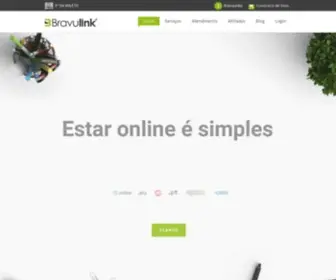 Bravulink.com(Alojamento web) Screenshot
