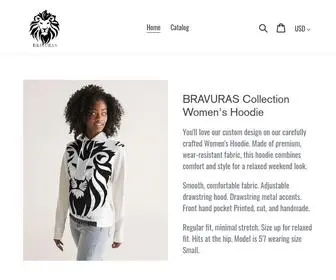 Bravurasclothingcollection.com(BRAVURAS Clothing Collection) Screenshot