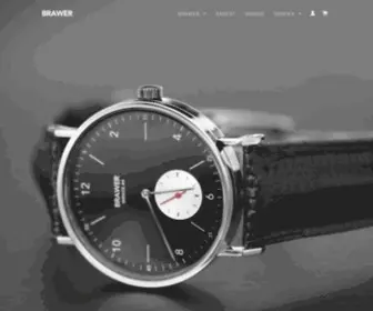 Brawertimepieces.com(Brawer Timepieces) Screenshot