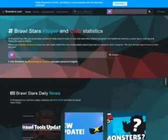 Brawland.com(Brawl Stars Statistics) Screenshot