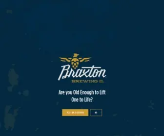 Braxtonbrewing.com(Braxton Brewing Company Braxton Brewing Company) Screenshot