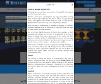 Braxtons.co.uk(Braxton Estate Agents in Maidenhead) Screenshot