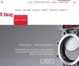 Bray.com(Discover Bray’s full line of flow control solutions) Screenshot
