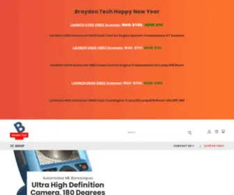 Braydentechs.com(OBD2 Scan Tools for Cars & Heavy Duty HD Trucks) Screenshot