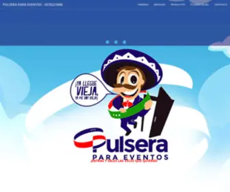 Brazaletestyvek.mx(PULSERAS Y BRAZALETES PARA EVENTOS) Screenshot