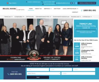 Brazelmoorelawyers.com.au(Central Coast Lawyers) Screenshot