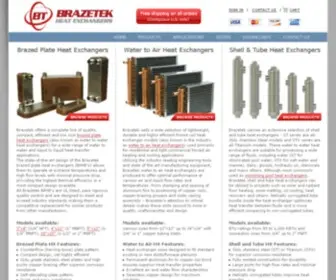 Brazetek.com(Brazed Plate) Screenshot