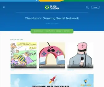 Brazilcartoon.com(Rede Social do Desenho de Humor) Screenshot