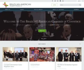 Brazilcham.com(Brazilian-American Chamber of Commerce) Screenshot