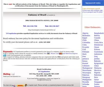 Brazilembassy.org(This site) Screenshot