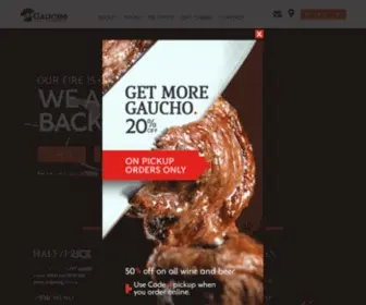 Brazilianbbq.ca(Gaucho Brazilian BBQ) Screenshot