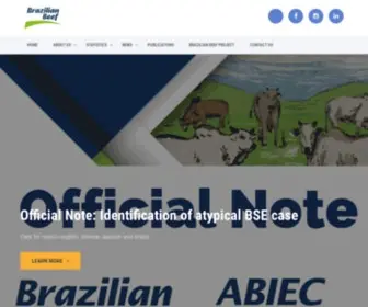 Brazilianbeef.org.br(BRAZILIAN BEEF) Screenshot