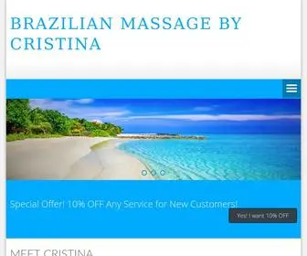 Brazilianmassagebycristina.com(Brazilian Massage by Cristina) Screenshot