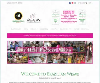 Brazilianweave.com(Brazilian Weave) Screenshot