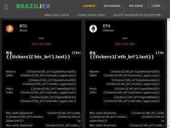 Braziliex.com(Bitcoin e Criptomoedas) Screenshot