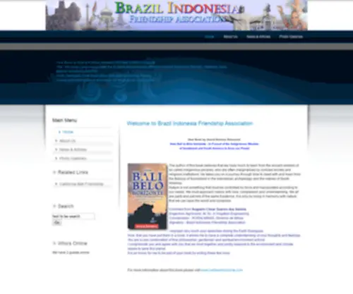 Brazilindonesia.org(Brazil Indonesia Friendship Association) Screenshot