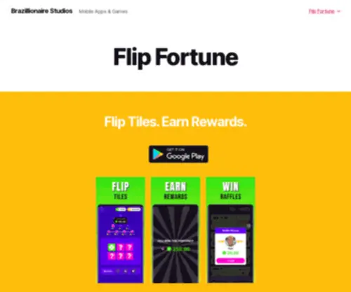 Brazillionairestudios.com(Flip Tiles. Earn Rewards. Flip Fortune) Screenshot