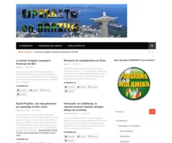 Brazilo.org(Esperanto en Brazilo) Screenshot