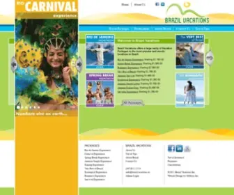 Brazilvacations.us(Experience Brazil with Brazil Vacations) Screenshot