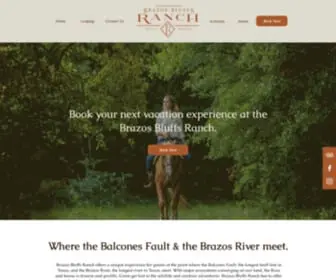 Brazosbluffsranch.com(Brazos Bluffs Ranch) Screenshot
