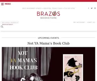 BrazosbookStore.com(BRAZOS BOOKSTORE) Screenshot