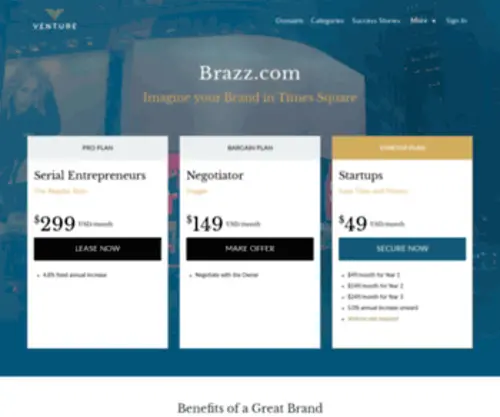 Brazz.com(Venture) Screenshot