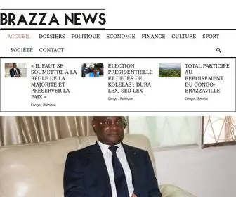 Brazza-News.com(Brazza news) Screenshot