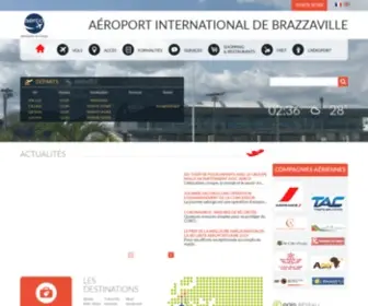 Brazzaville-Aeroport.com(Accueil) Screenshot