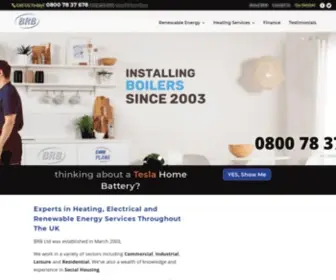 BRBLTD.com(Air Source Heat Pumps) Screenshot