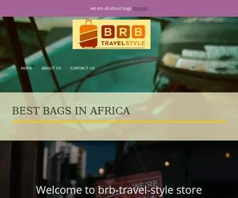 BRBtravelstyle.com(Brb travel style bags retail and wholesale) Screenshot