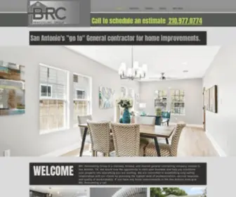 BRC-Remodeling.com(San Antonio based General Contractor specializing in home improvements) Screenshot