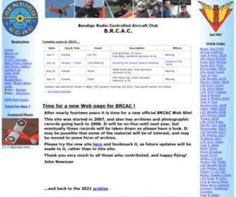 Brcac.asn.au(Bendigo Radio Controlled Aircraft Club) Screenshot