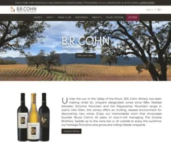 Brcohn.com(BR Cohn Winery & Olive Oil Company) Screenshot