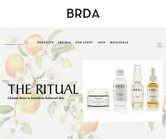 Brdaskincare.com(B R D A) Screenshot